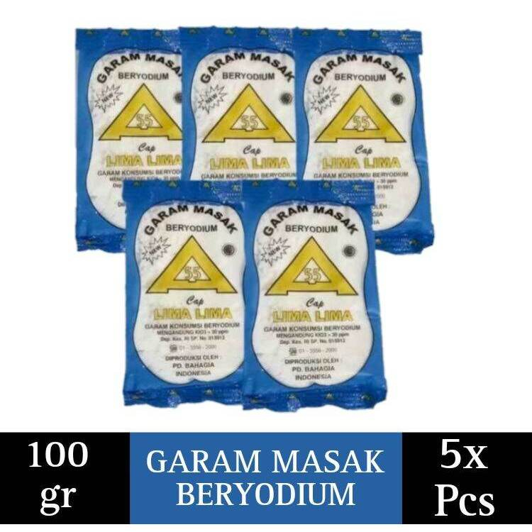 

( 15 Pcs ) Garam Masak Beryodium Isi 100gr Murah