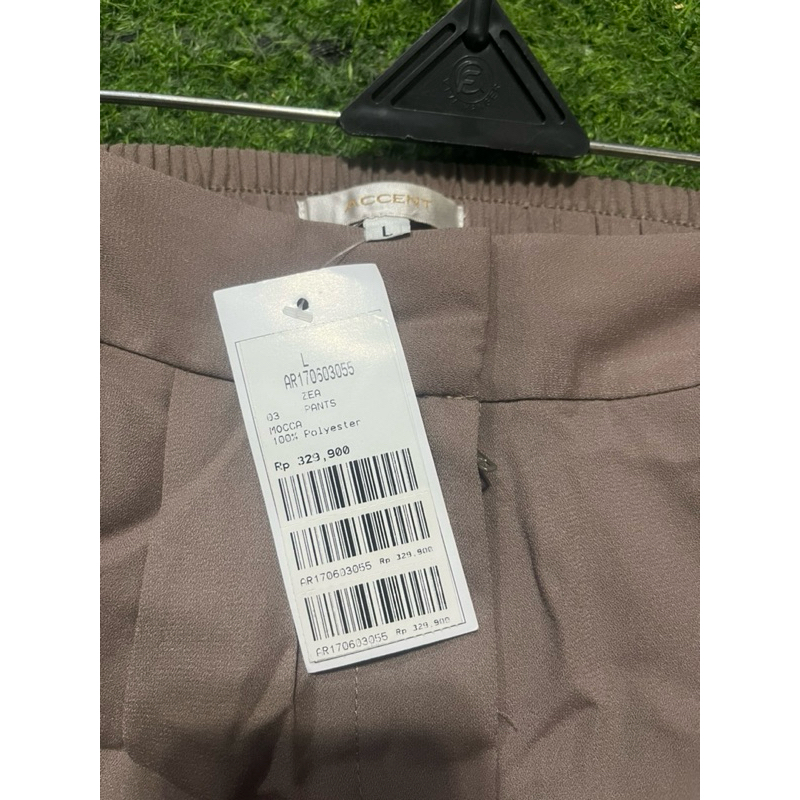 celana panjang accent bahan polyester