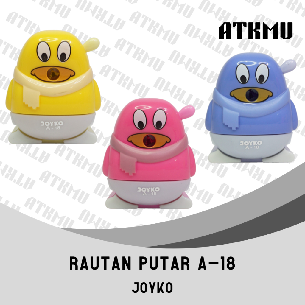 

Rautan Putar Pensil / Serutan Pensil Putar / Sharpener Joyko A-18