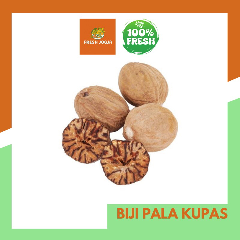 

Biji Pala Kupas per 50gr | Fresh Jogja