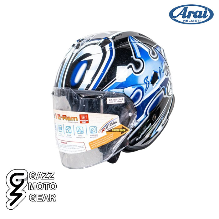 Arai VZ Ram Nakano Shuriken Silver