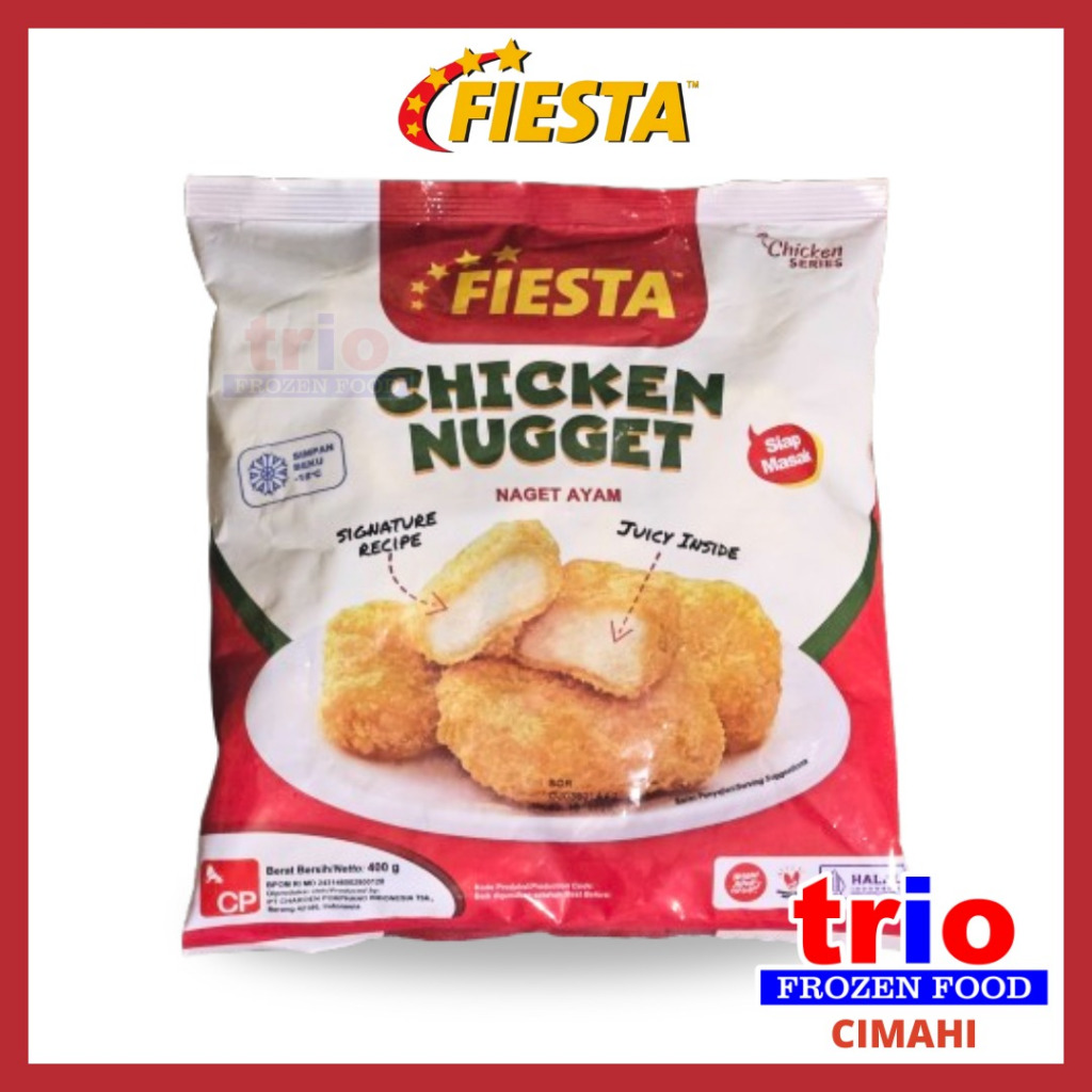 

FIESTA CHICKEN NUGGET 400GR / FIESTA NAGET AYAM 400 GRAM