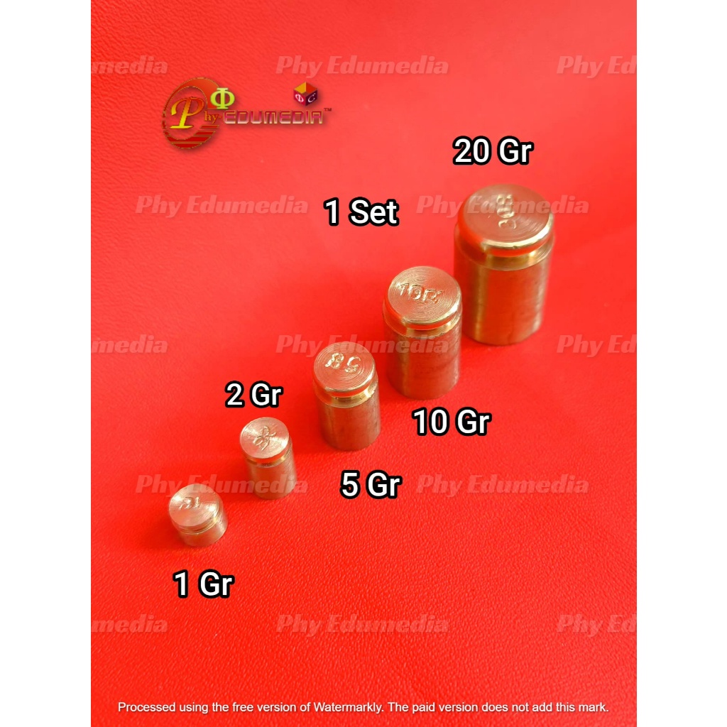 Anak Timbangan 1 - 20 gram / Batu Timbangan 1 - 20 gram (1 SET)