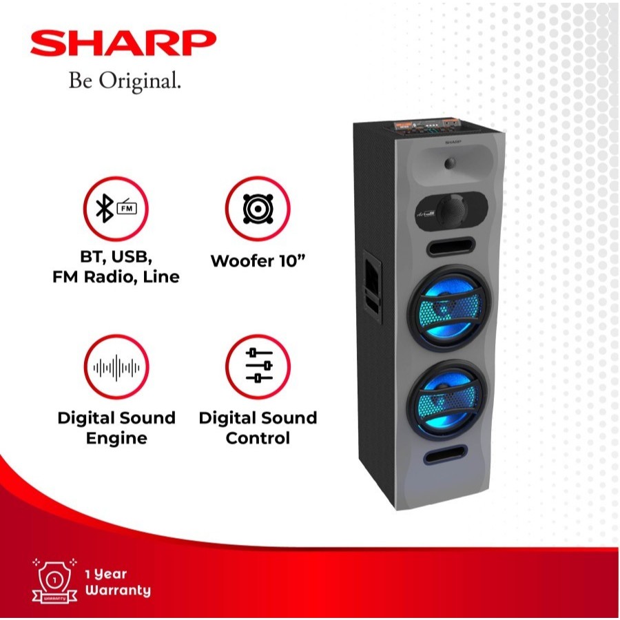 Sharp CBOX PROX20UBB Audio dan Speaker CBOX-PROX20UBB Pro X