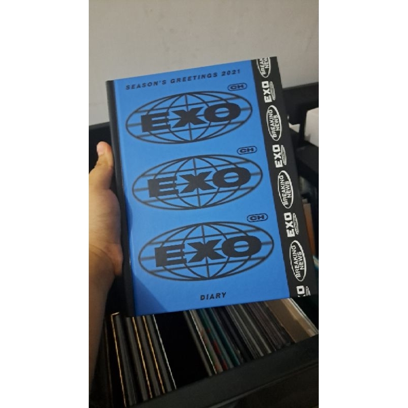 buku diary exo official, exo season greatings