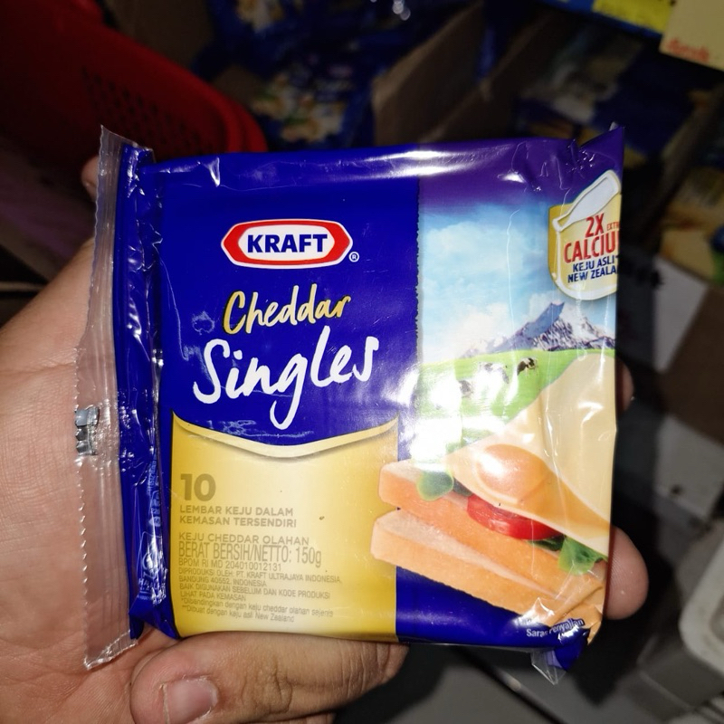 

KRAFT SINGLES cheese regular 10’s 150gram