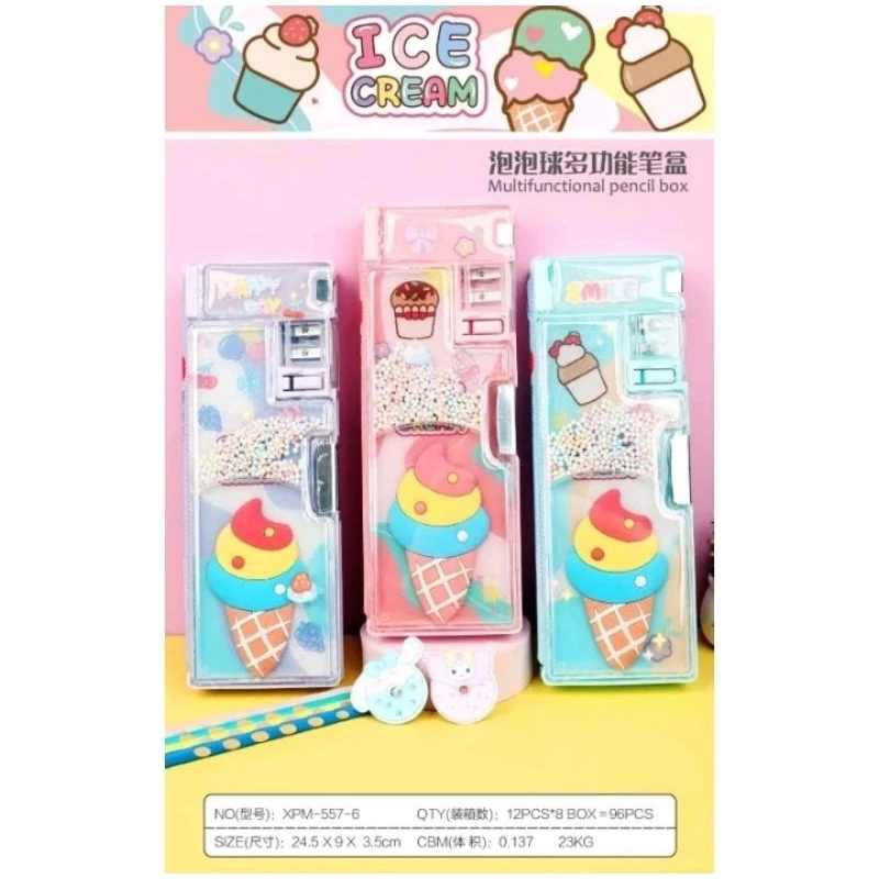 

FYM XPM Pencil Case Type 557-6 Karakter Ice Cream