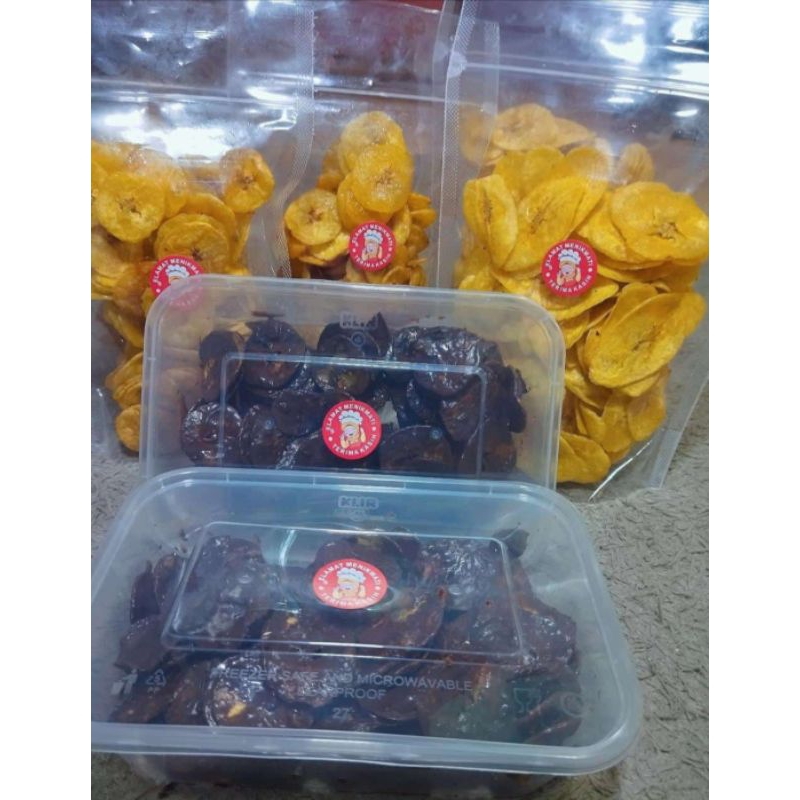 

❤️ Bisa COD ❤️ Kripik pisang manis renyah gurih homemade