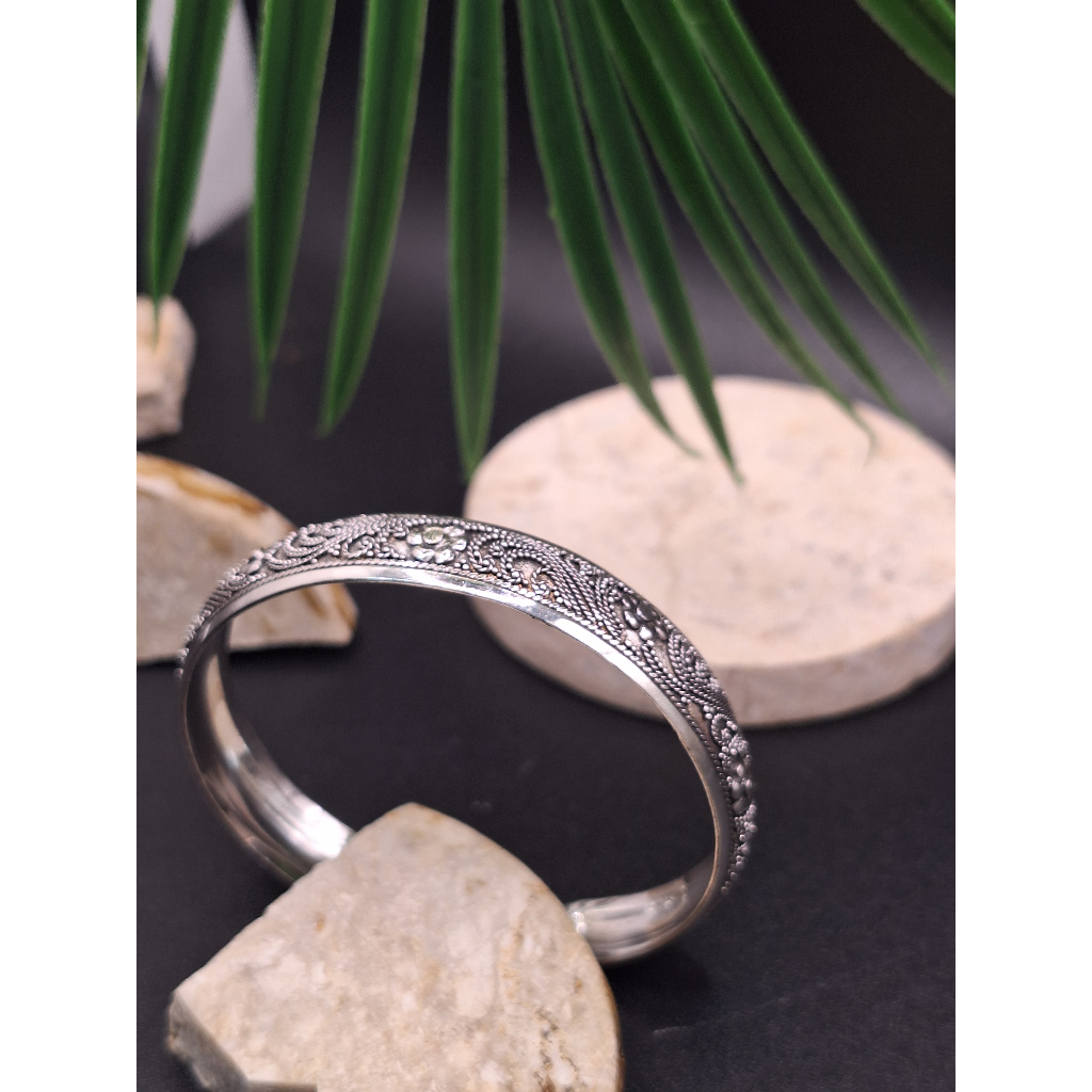 Gelang Perak Bun Bali - Silver Sterling