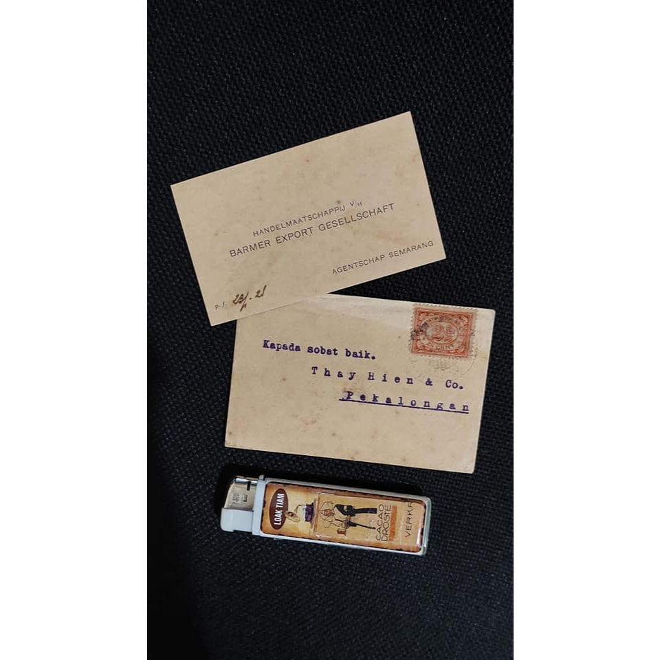 

surat authentic 1928 buat thay hien & co pekalongan