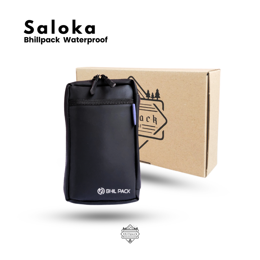 Tas HP Gantung Dompet Pria Wanita Waterproof Bhillpack Saloka Anti Air