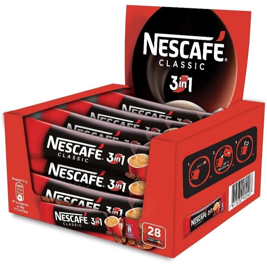 

NESTLE Nescafe 3in1 Original kopi renceng instant 10pcs x 17.5 gr