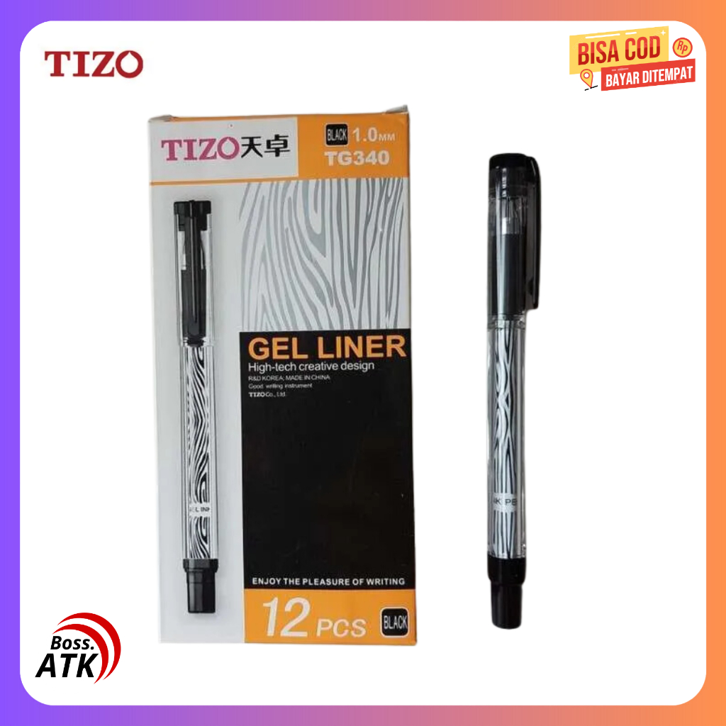 Pulpen Tandatangan Gel Pen 1.0 mm Sign Pen Tizo