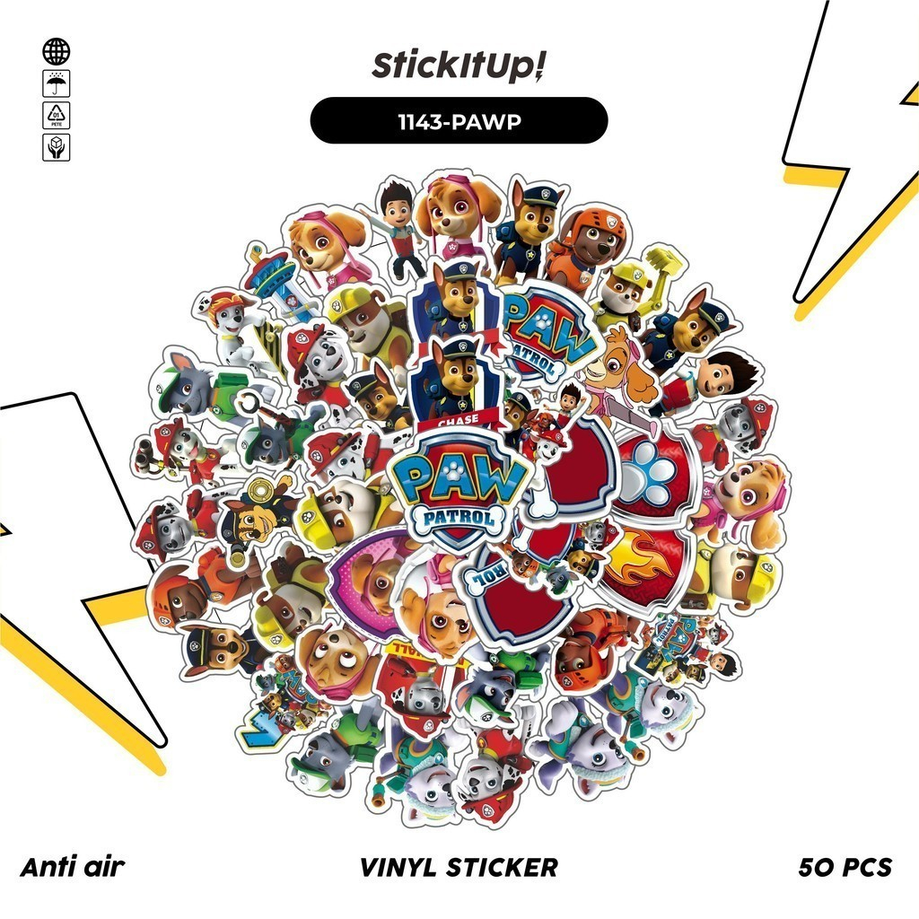 

COD✨ 100 Pcs Stiker Paw Patrol Series 2 Lucu Anti Air Untuk Dekorasi Notebook Sepeda Skateboard Handphone DIY