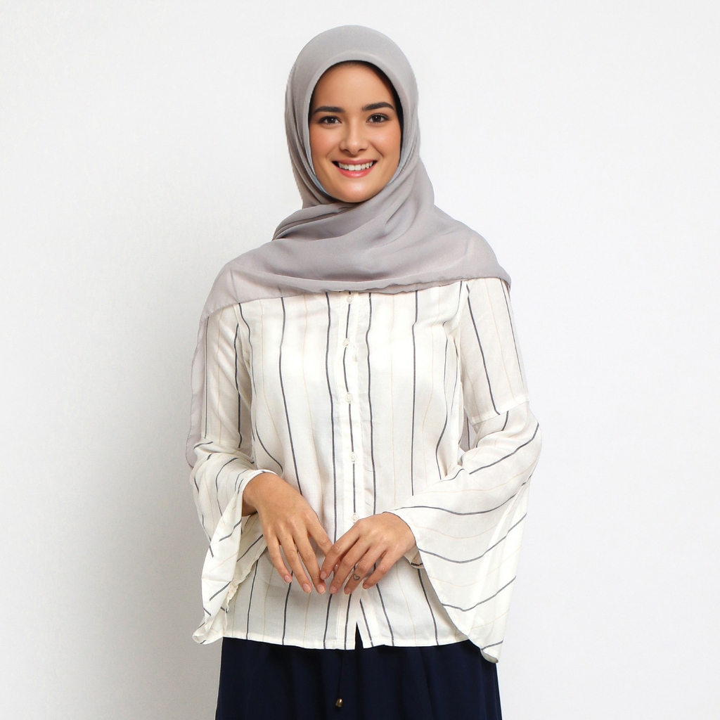 Flamoush Flawil Khaki Kemeja Casual Wanita