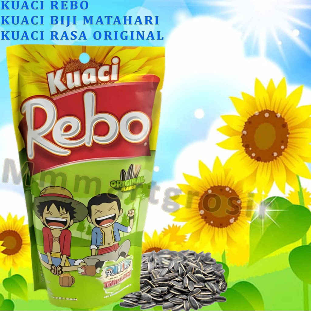 

Kuaci Rebo / Kuaci Biji Matahari / Kuaci Rasa Original / 140gr