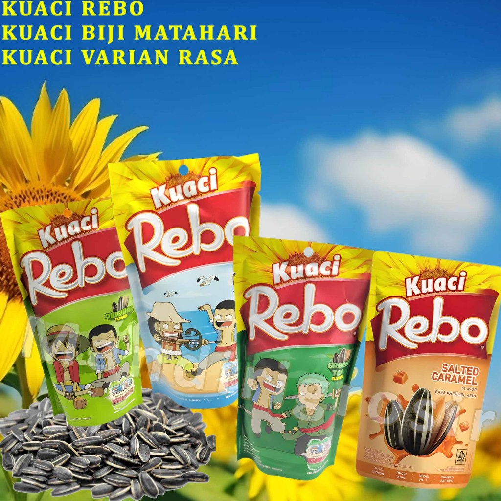 

Kuaci Biji Matahari * Kuaci Rebo * Kuaci Aneka Varian Rasa * 140gr