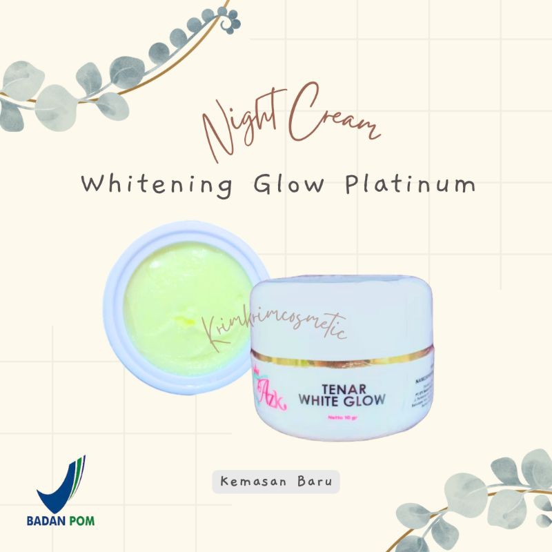 CREAM MALAM WHITENING GLOW PLATINUM
