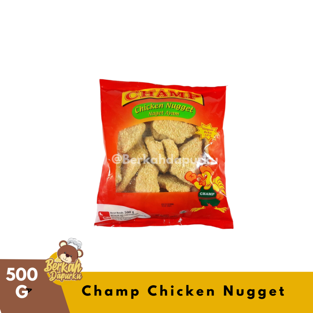 

Champ Chicken Naget Nugget 500g By Fiesta Distributor Frozen Food Murah Bogor