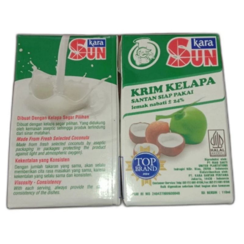 

Sun Kara Santan Cair 110Ml, Sun Kara Santan Cair 200Ml, Sasa Santan Cair 200Ml, Sasa Santan Bubuk 20gr