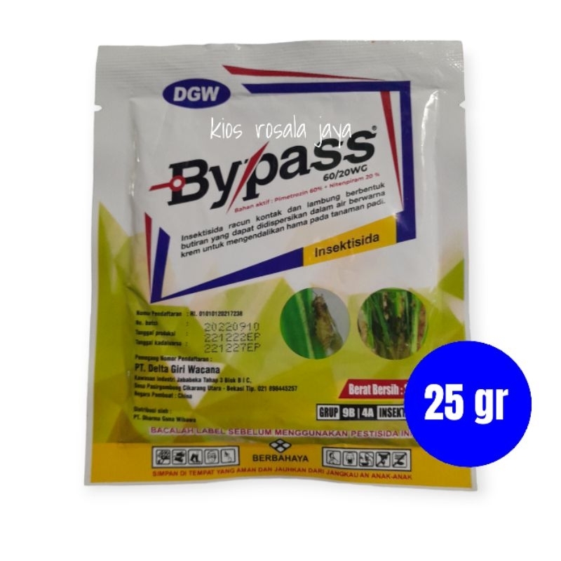 Insektisida Bypass 60/20WG (Pimetrozin+Nitenpiram) 25gram