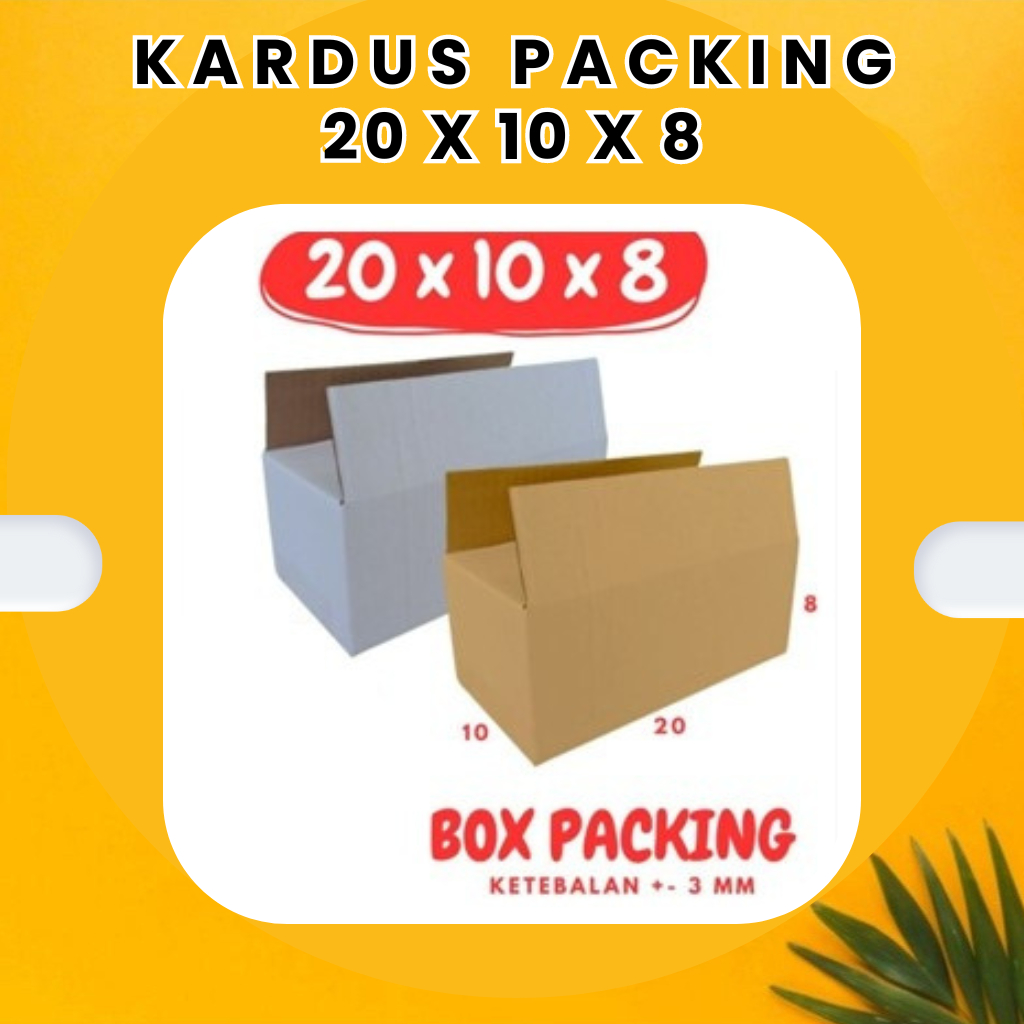 

Kardus 20x10x8 Box Serbaguna Botol Dus Sparepart Kemasan Madu Souvenir Jamu Kosmetik jamu Pertanian Packing Mainan