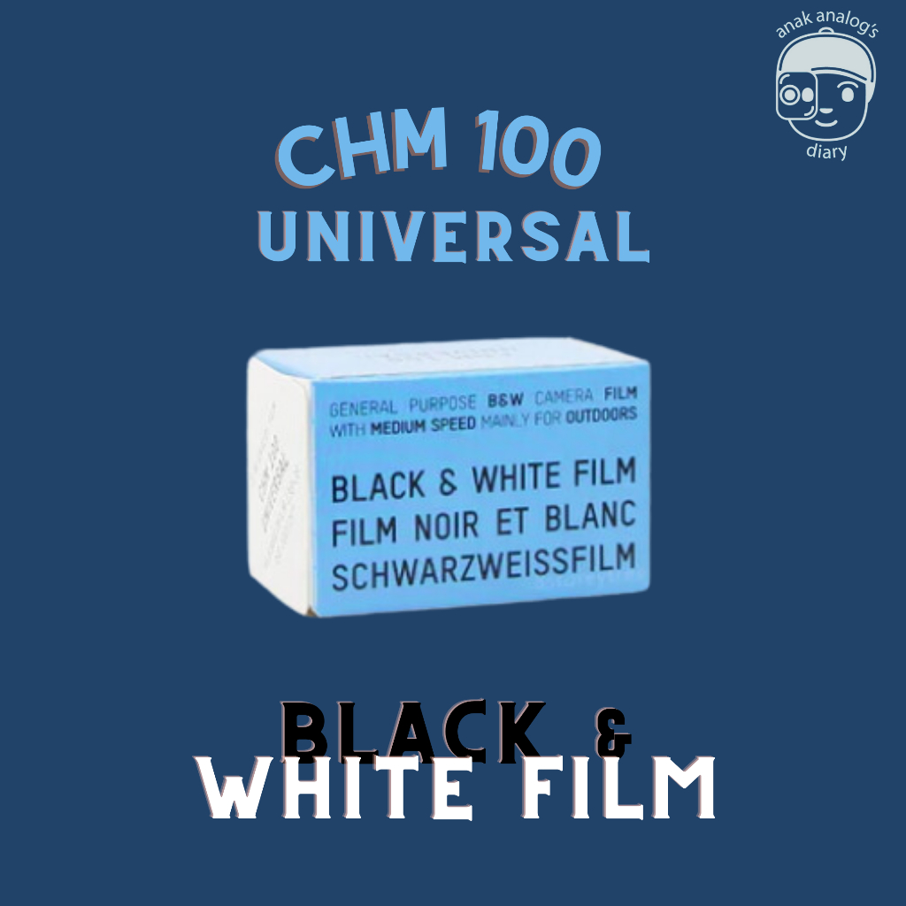 CHM 100 Universal BW Roll Film 35mm ISO 100 36exp Black & White Film B&W Expired Film