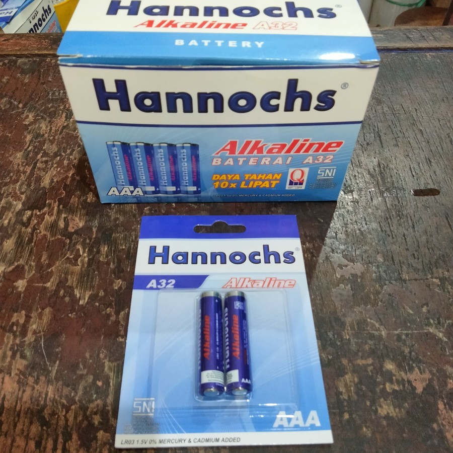Baterai A3 Hannochs Alkaline battery Alkaline AAA