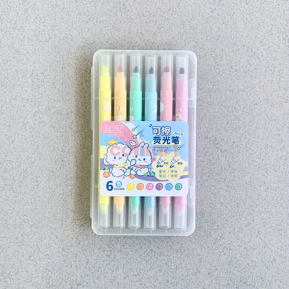 

HIGHLIGHTER / STABILO SET ISI 6 ERASEBLE 935