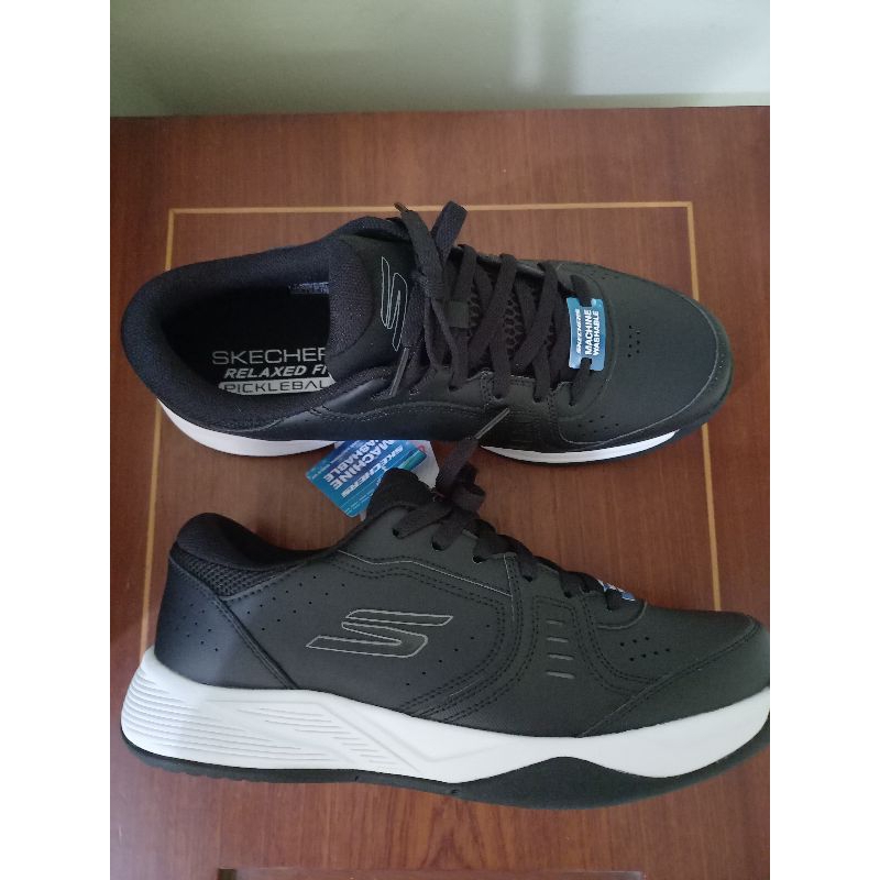 SKECHERS SEPATU SPORT OLAHRAGA COWO HITAM SIZE 42 ORIGINAL SPORT STATION