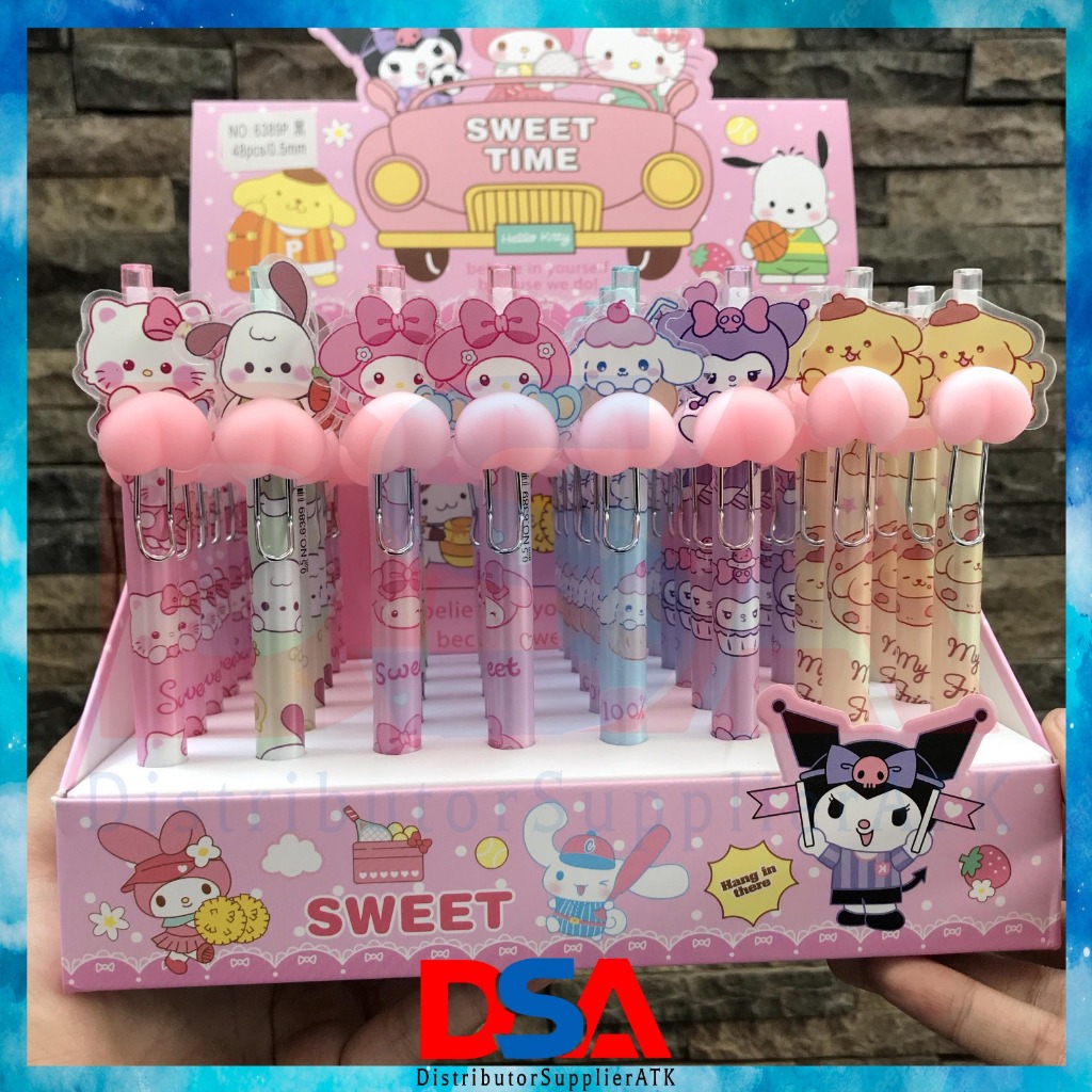 

PULPEN KARAKTER SANRIO CUTEE TERBARU PULPEN GEL 0,5 AKRILIK PREMIUM