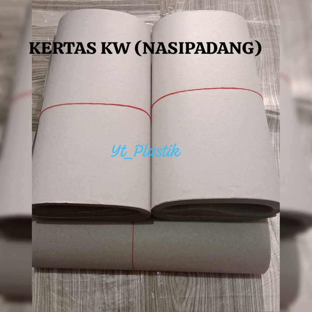 Kertas KW nasi padang, kertas KW serbaguna polos uk.32x45cm
