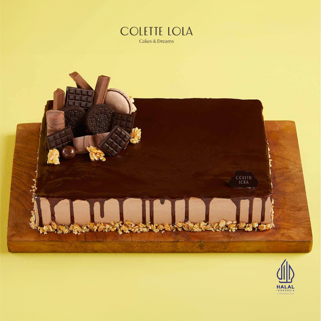 

Kue / Cake Colette Lola Chocolate Madness - 30cm × 40cm