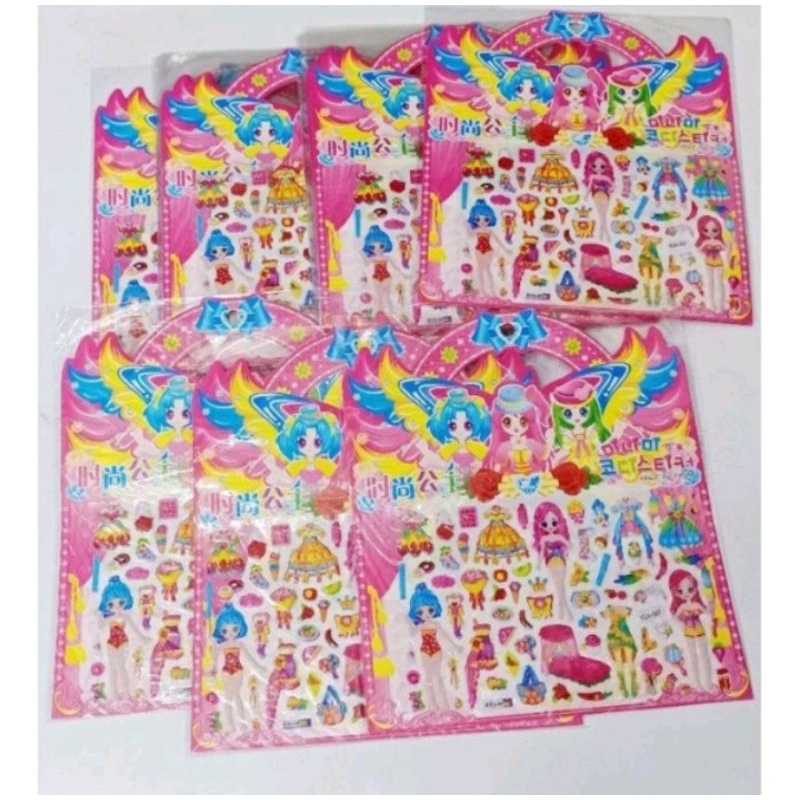 

STICKER GAMBAR BARBY BP ISI 20 PCS