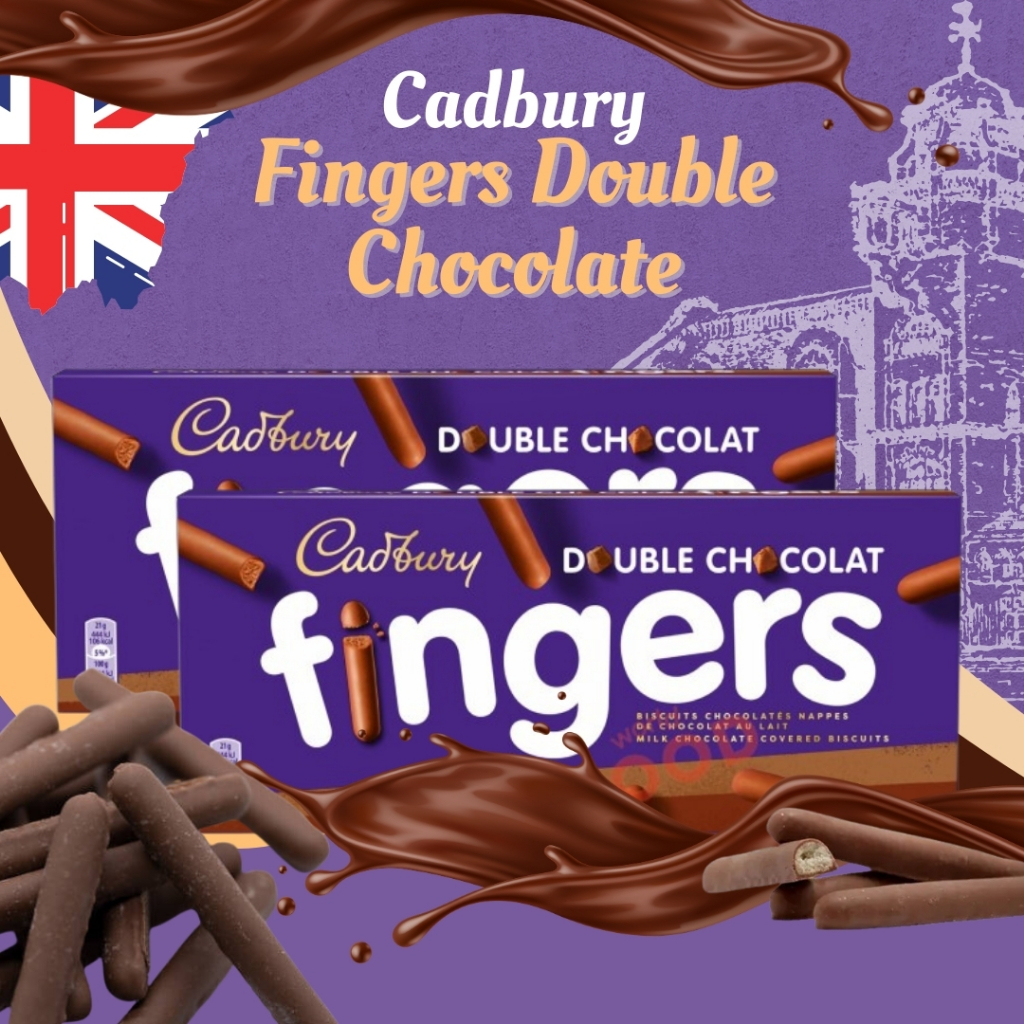 

Cadbury Fingers Double Chocolat 114g 1Pak