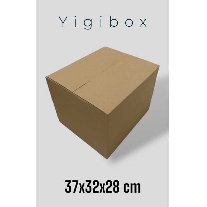 

Kardus Karton Box Ukuran 37x32x28 CM.... ST Single Wall Polos Untuk Packing Souvenir dll