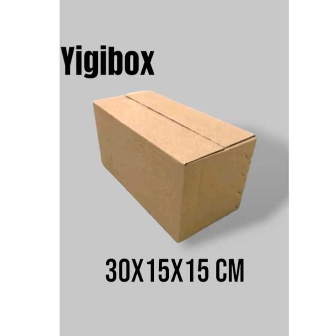 

Kardus Karton Box Ukuran 30x15x15 CM.... ST Single Wall Polos Untuk Packing Souvenir dll