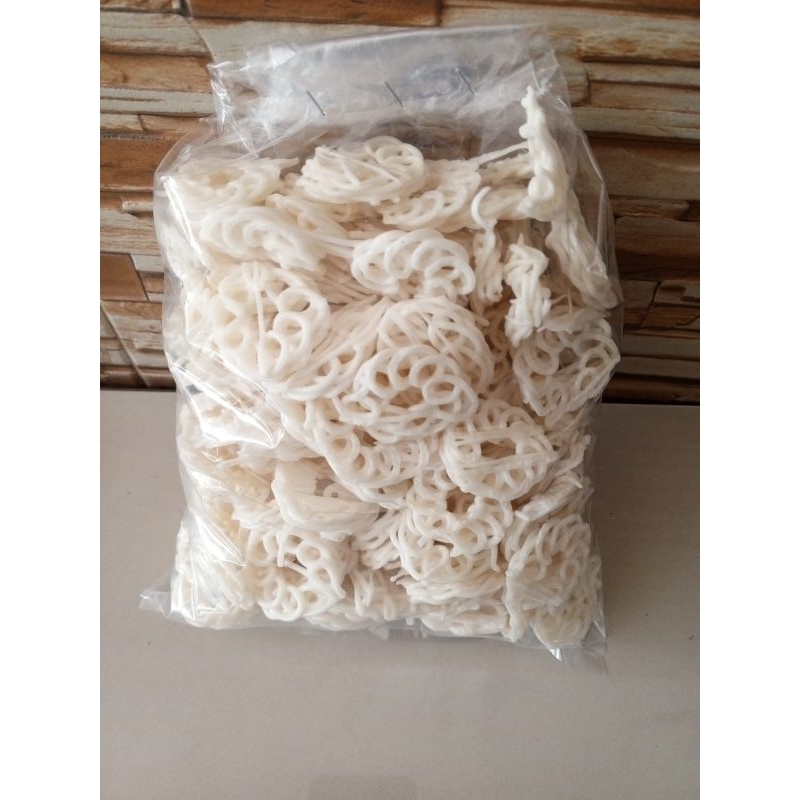

KERUPUK MAWAR BESAR/KERUPUK RASA BAWANG/KERUPUK KRITING 1KG