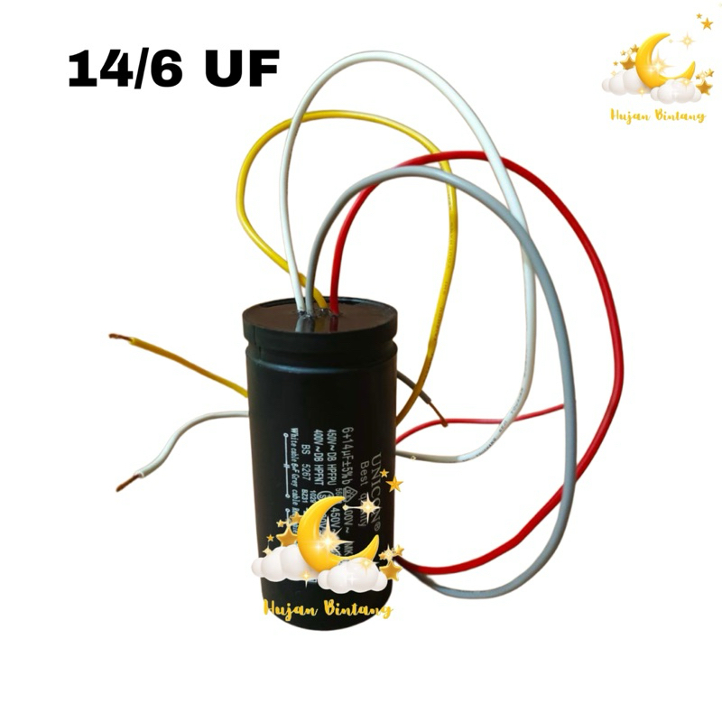 KAPASITOR MESIN CUCI 2 TABUNG SAMSUNG / KAPASITOR MESIN CUCI MERK SAMSUNG 2 TABUNG / KAPASITOR MESIN