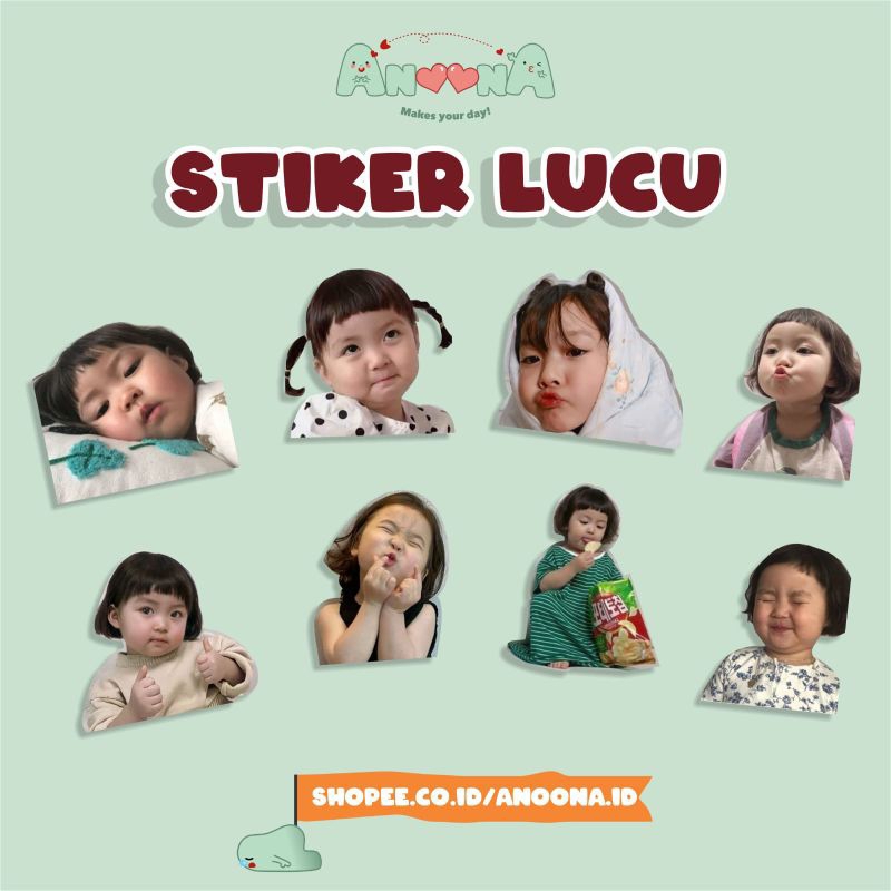

Stiker Lucu /Anime / Custom ukuran A5