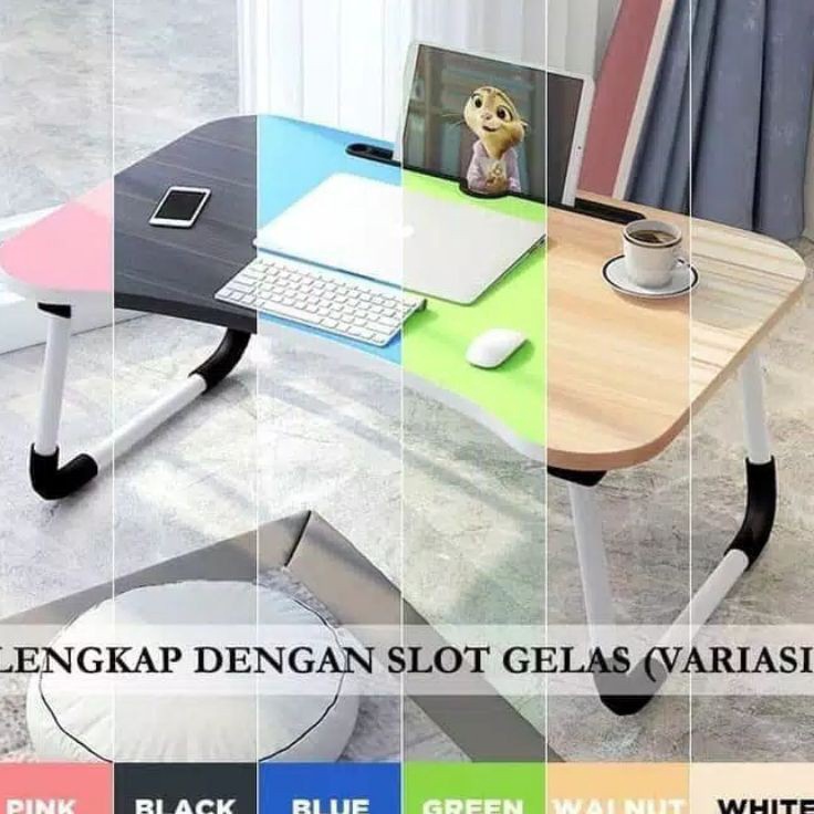 PRODUK TERBARU MEJA LIPAT MEJA LAPTOP LIPAT MEJA BELAJAR KECIL MEJA ONLINE