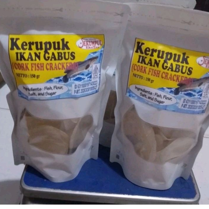 

KERUPUK IKAN HARUAN / GABUS SEKUMPUL Netto 150 gr