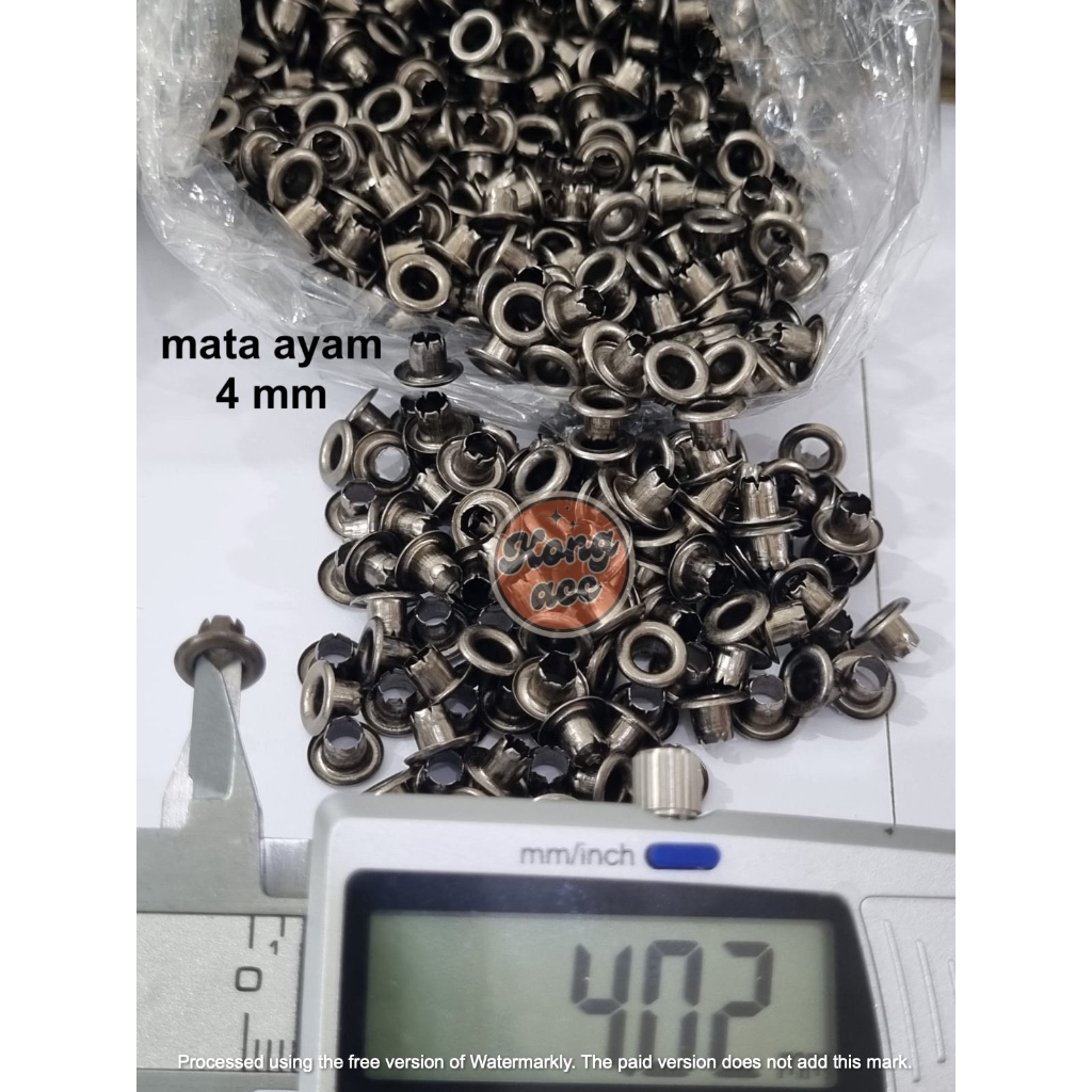 MATA AYAM / RING TAS MATA AYAM 4 DAN 5 MM / LUSIN