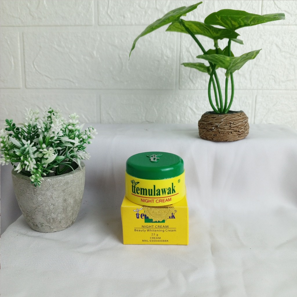 (ECERAN) CREAM TEMULAWAK MALAM - KRIM TEMULAWAK MALAM SAJA - KRIM TEMULAWAK ORIGINAL