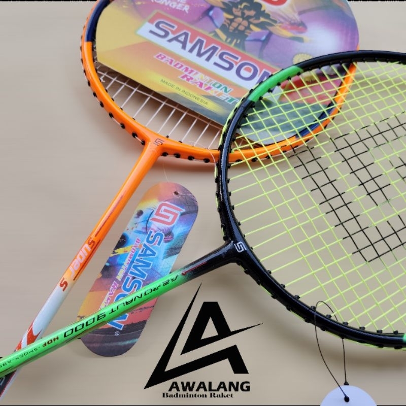 ORIGINAL BADMINTON RAKET SAMSON include 1 RAKET berlogo PBSI Raket bulutangkis