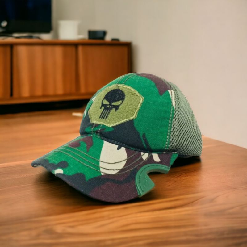 topi tactical coak loreng malvinas - topi punisher loreng tni