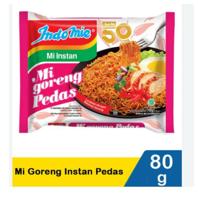 

Mie Indomie Goreng Pedas Original Asli 100%