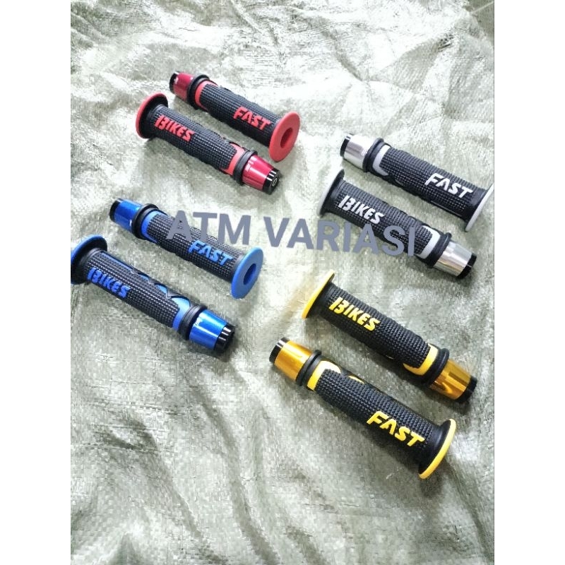 HANDGRIP GRIP PLUS JALU STANG 014 PEGANGAN KARET GAS UNIVERSAL MOTOR BEAT SCOOPY FINO MIO XEON VARIO