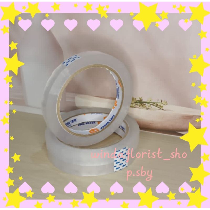 

Isolasi selotip(ECER)OPP bening Transparant 1,2mm 100yard