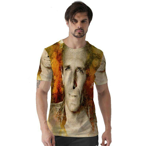 Kaos Michael Bolton Tshirt Fullprint Bahan Polyester Jersey | Casual T-SHIRT Size S M L XL XXL 3XL 4